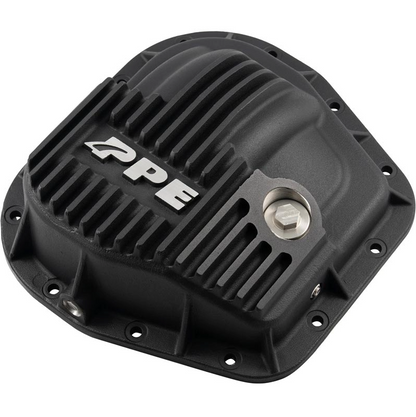 PPE 338051120 10.25"/10.5" Cast Aluminum Rear Differential Cover - Black