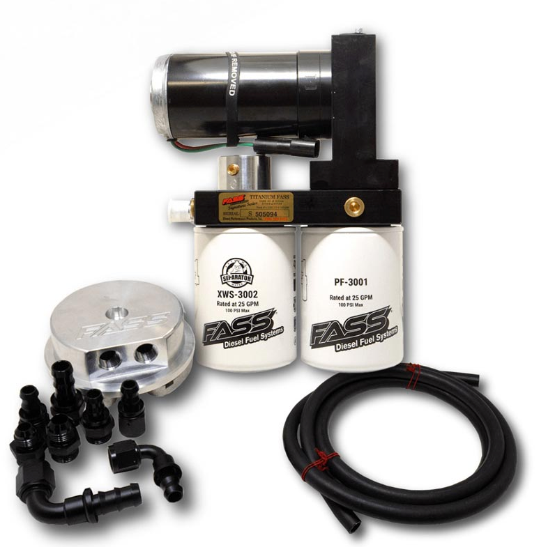 FASS NDTSPF20180F140G No-Drop Kit Titanium Series Plus 140GPH Fuel System & Sump