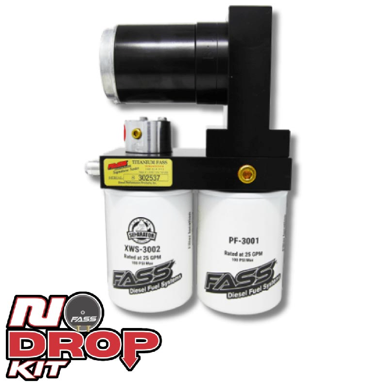 FASS NDTSF18290F240G No-Drop Kit Titanium Series 240GPH Fuel System & Sump