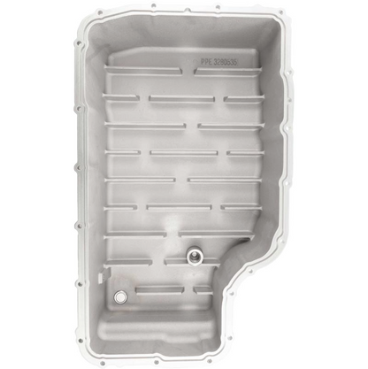 PPE 328053510 Heavy-Duty Cast Aluminum 10R140 Deep Transmission Pan - Brushed