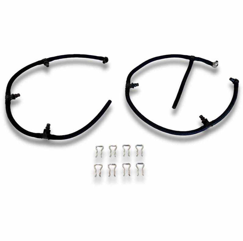 MERCHANT AUTOMOTIVE FUEL INJECTOR RETURN LINE & CLIP SET 20249 | 2004.5-2010 Duramax 6.6L LLY/LBZ/LMM