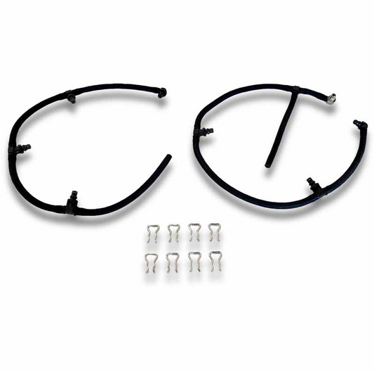 MERCHANT AUTOMOTIVE FUEL INJECTOR RETURN LINE & CLIP SET 20249 | 2004.5-2010 Duramax 6.6L LLY/LBZ/LMM - WWM Performance
