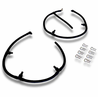 MERCHANT AUTOMOTIVE FUEL INJECTOR RETURN LINE & CLIP SET 20249 | 2004.5-2010 Duramax 6.6L LLY/LBZ/LMM