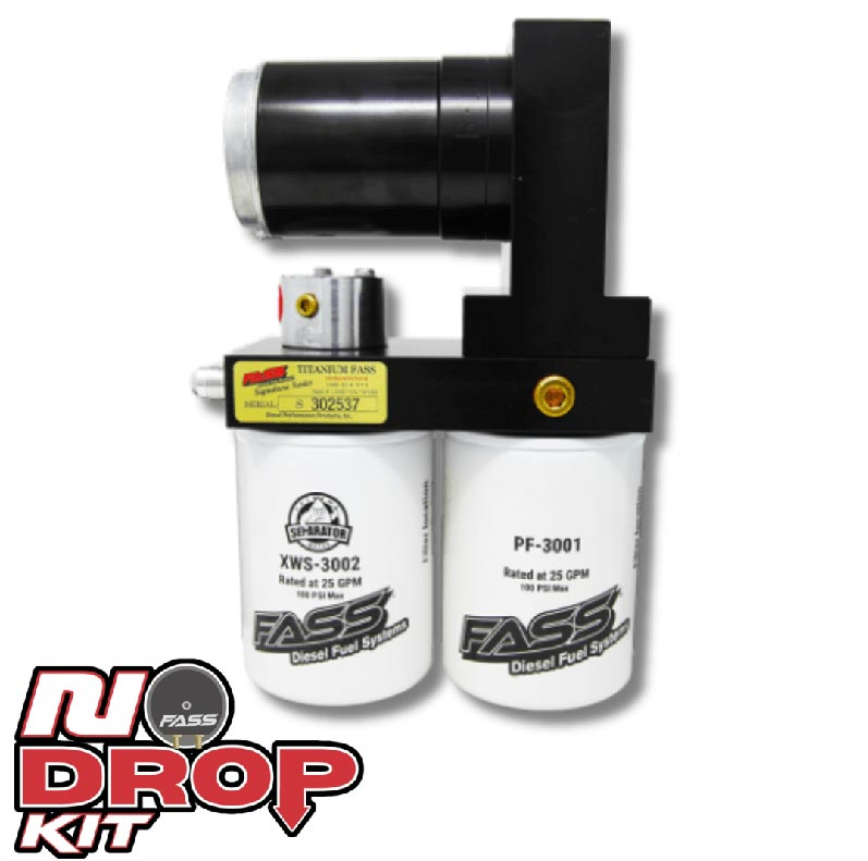 FASS NDTSC10165G NO-DROP KIT TITANIUM SERIES 165GPH FUEL SYSTEM & SUMP