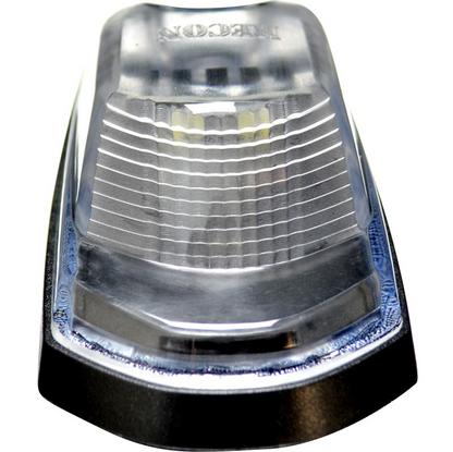 RECON 264343CLS CLEAR LENS AMBER/WHITE STROBE LED CAB LIGHTS