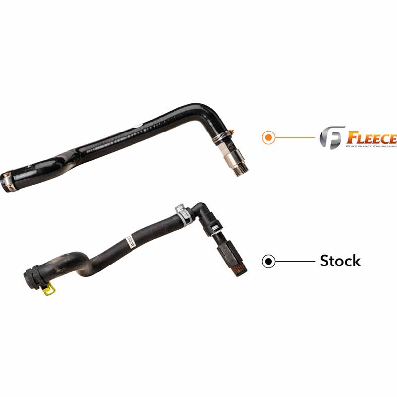 FLEECE REPLACEMENT HEATER CORE HOSE & FITTING FPE-CUMM-HCL-0324