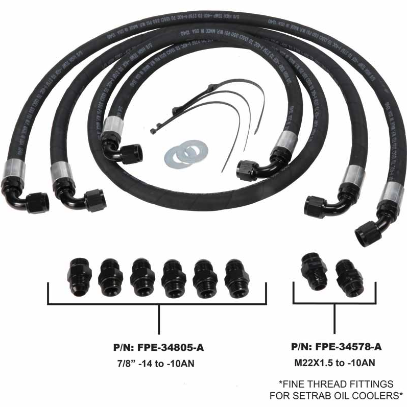 FLEECE ALLISON TRANSMISSION COOLER LINES FPE-TL-LBZ-LMM | 2006-2010 Duramax 6.6L LBZ/LMM