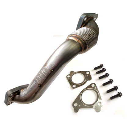 DHD 300-125K OEM Length D-Pipe Stainless Passenger LB7 Up Pipe Kit 2001-2004