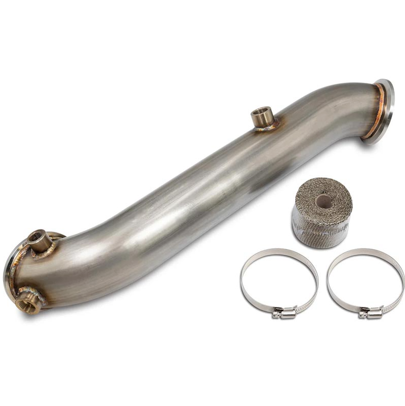 PPE 117000600 3" STAINLESS STEEL DOWNPIPE | 2011-2015 6.6L Duramax LML