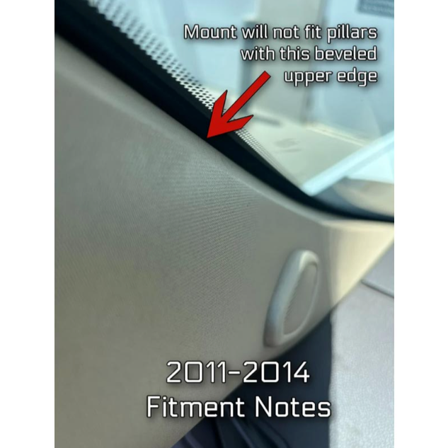EDGE PRODUCTS PILLAR DISPLAY MOUNT 28603 | 2007.5-2014 Duramax