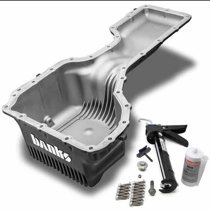 BANKS POWER COOL RUNNER ENGINE OIL PAN 35135-B | 2017-2019 Duramax 6.6L L5P
