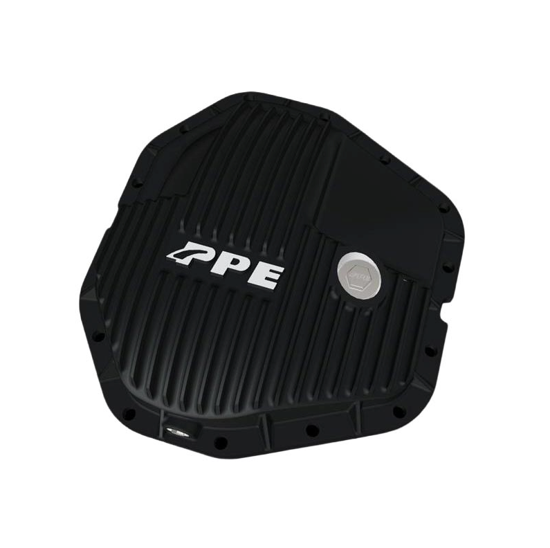 PPE HEAVY-DUTY CAST ALUMINUM REAR DIFFERENTIAL COVER (FOR DANA M300) - BLACK 338051820 | 2017-2025 6.7L Powerstroke