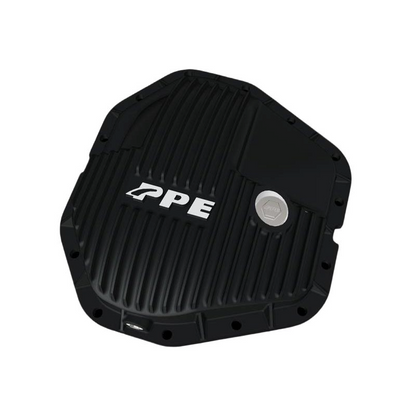 PPE HEAVY-DUTY CAST ALUMINUM REAR DIFFERENTIAL COVER (FOR DANA M300) - BLACK 338051820 | 2017-2025 6.7L Powerstroke