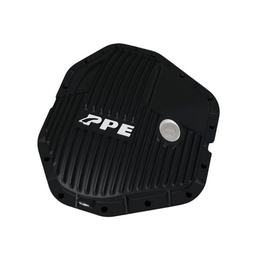 PPE HEAVY-DUTY CAST ALUMINUM REAR DIFFERENTIAL COVER (FOR DANA M300) - BLACK 338051820 | 2017-2025 6.7L Powerstroke - WWM Performance