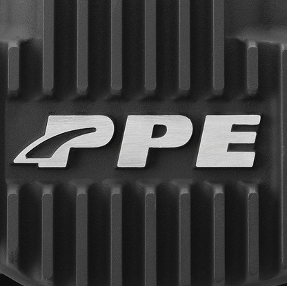 PPE HEAVY-DUTY CAST ALUMINUM REAR DIFFERENTIAL COVER (FOR DANA M300) - BLACK 338051820 | 2017-2025 6.7L Powerstroke