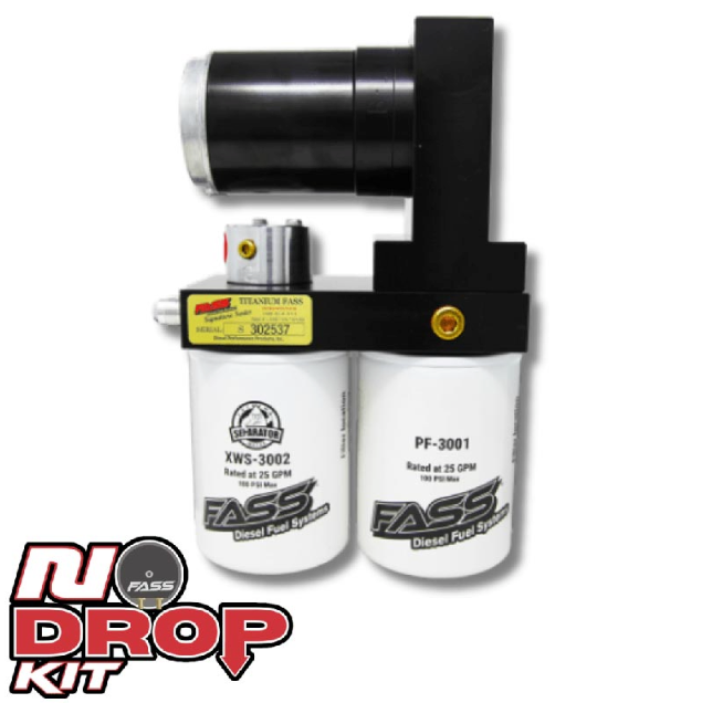 FASS NO-DROP KIT TITANIUM SERIES 100GPH FUEL SYSTEM & SUMP NDTSD12100G | 2019-2020 Cummins 6.7L