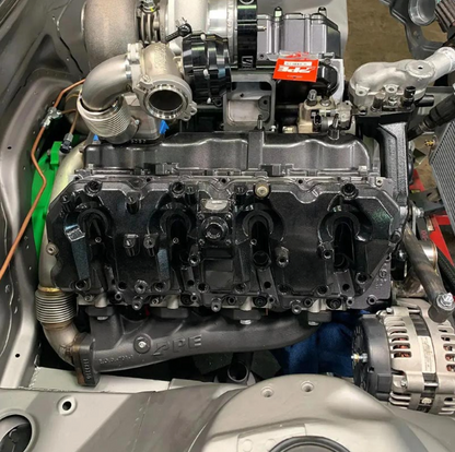 PPE HIGH-FLOW EXHAUST MANIFOLDS WITH UP-PIPES 116111200 | 2002-2004 6.6L Duramax LB7