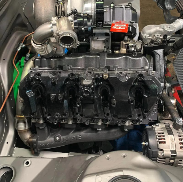 PPE HIGH-FLOW EXHAUST MANIFOLDS WITH UP-PIPES 116111800/116111810/116111820 | 2007.5-2010 6.6L Duramax LMM