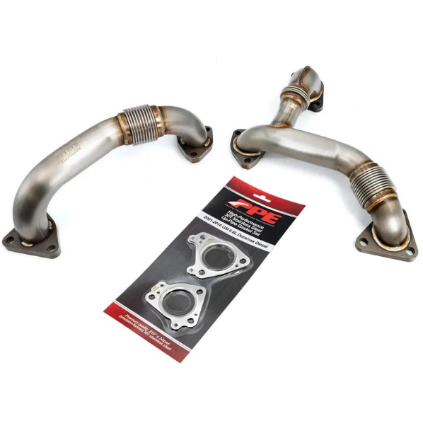PPE REPLACEMENT HIGH FLOW UP-PIPES 116120710 | 2007.5-2010 6.6L Duramax LMM