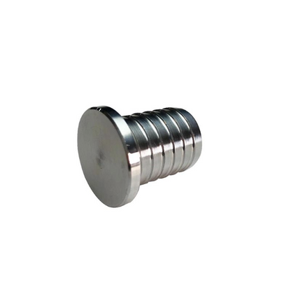 FLEECE 1-1/2" BILLET ALUMINUM UNIVERSAL BLOCK OFF PLUG FPE-34071 | UNIVERSAL - BARBED 1/2" FITTING