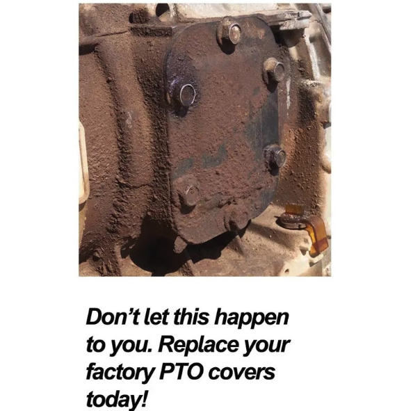 PPE RAW HEAVY DUTY PTO SIDE PLATE COVERS 128060000 | 2001-2016 6.6L DURAMAX LB7/LLY/LBZ/LMM/LML