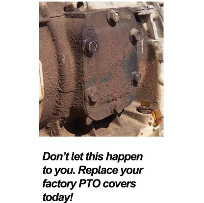 PPE RAW HEAVY DUTY PTO SIDE PLATE COVERS 128060000 | 2001-2016 6.6L DURAMAX LB7/LLY/LBZ/LMM/LML