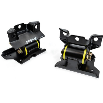 PPE SILICONE BUSHING ENGINE MOUNT KIT- YELLOW 60 SHD (FIRM) 168030160 | 2001-2010 6.6L Duramax  LB7/LLY/LBZ/LMM