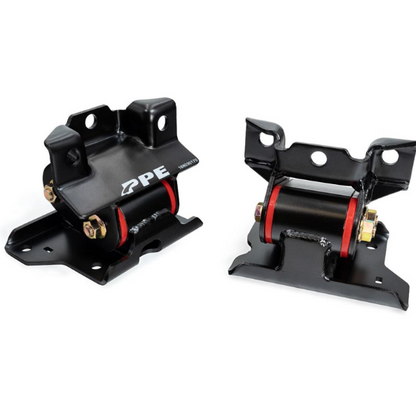 PPE SILICONE BUSHING ENGINE MOUNT KIT- RED 70 SHD (FIRMEST) 168030170 | 2001-2010 6.6L DURAMAX LB7/LLY/LBZ/LMM