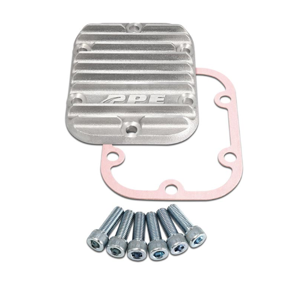 PPE HEAVY DUTY PTO SIDE PLATE COVER - BRUSHED 128060110 | 2017-2019 6.6L Duramax L5P