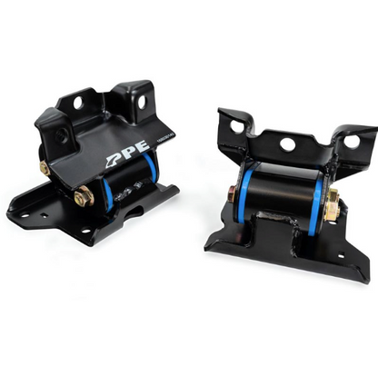 PPE SILICONE BUSHING ENGINE MOUNT KIT- BLUE 40 SHD (SOFT) 168030140 | 2001-2010 6.6L DURAMAX LB7/LLY/LBZ/LMM