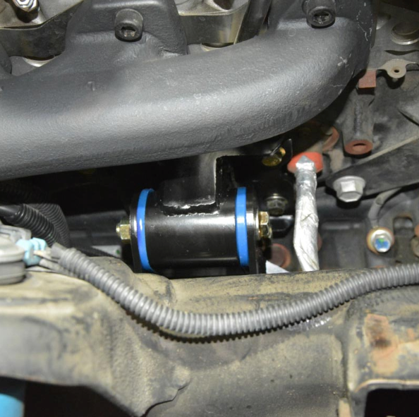 PPE SILICONE BUSHING ENGINE MOUNT KIT- BLUE 40 SHD (SOFT) 168030140 | 2001-2010 6.6L DURAMAX LB7/LLY/LBZ/LMM