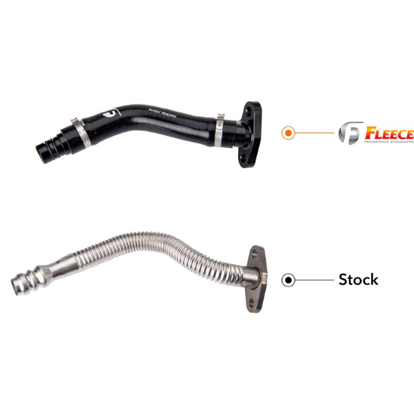 FLEECE TURBO OIL DRAIN TUBE KIT FPE-CTDT-CW-KIT | 2003-2007 5.9L Cummins