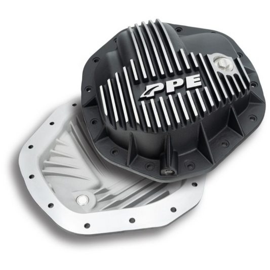 PPE HEAVY-DUTY CAST ALUMINUM REAR DIFFERENTIAL COVER - BRUSHED 138053010 | 2020-2025 6.6L Duramax