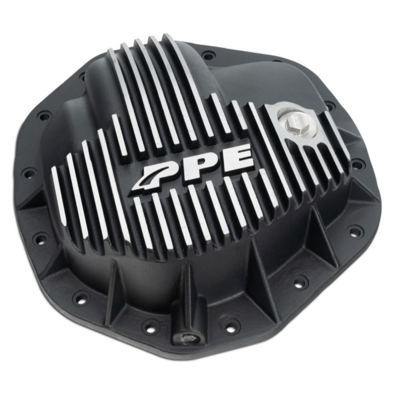 PPE HEAVY-DUTY CAST ALUMINUM REAR DIFFERENTIAL COVER - BRUSHED 138053010 | 2020-2025 6.6L Duramax