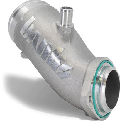 BANKS POWER MONSTER RAM TURBO INLET ELBOW NATURAL & RED 42792 | 2017-2026 6.6L DURAMAX L5P