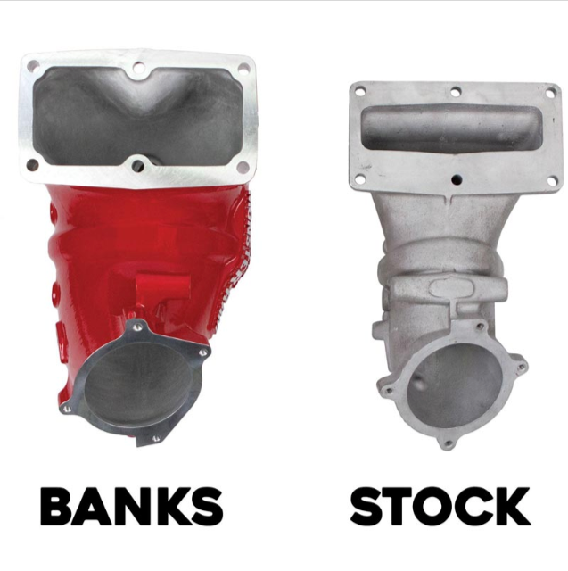 BANKS POWER MONSTER-RAM INTAKE & HEATER GRID UPGRADE NATURAL & RED 42804 | 2013-2018 6.7L CUMMINS CAB & CHASSIS