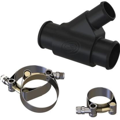S&B FILTERS ALUMINUM DUAL RADIATOR COOLANT Y-PIPE 85-1000 | 2013-2015 6.7L CUMMINS