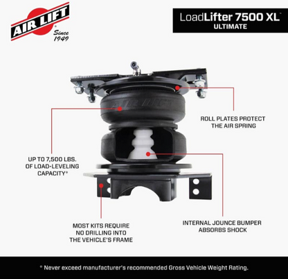 AIR LIFT LOADLIFTER 7500 XL HELPER SPRING KIT 57541 | 2020-2026 6.6L DURAMAX 4WD