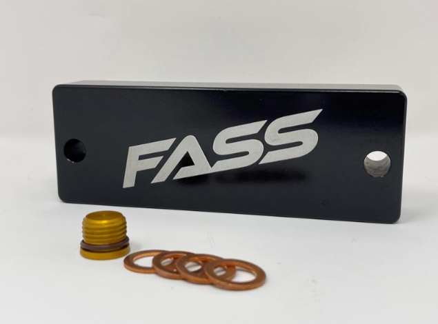 FASS FACTORY FUEL FILTER HOUSING DELETE CFHD-1001K | 2010-2018 6.7L CUMMINS