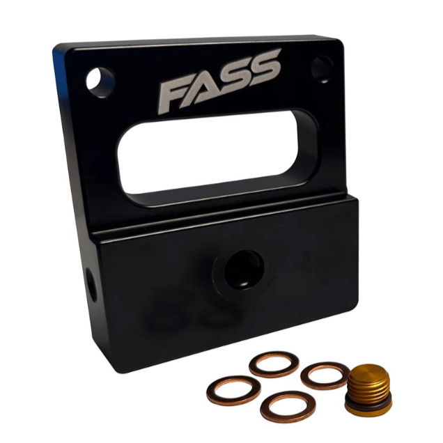 FASS FACTORY FUEL FILTER HOUSING DELETE CFHD1002K | 2003-2009 5.9L/6.7L CUMMINS
