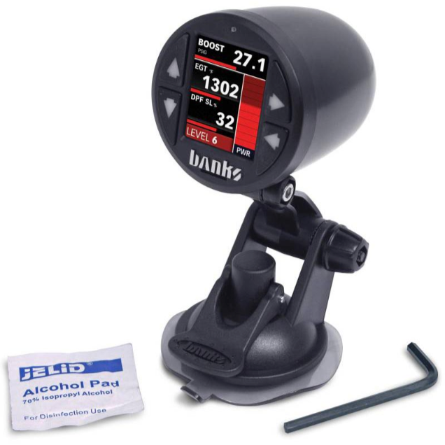 BANKS POWER SUCTION CUP GAUGE POD 63341 | UNIVERSAL - FITS SINGLE 2- 1/16" GAUGE