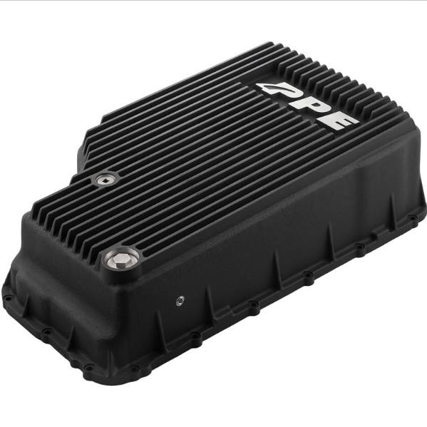 PPE Heavy-Duty Cast Aluminum 10R140 Deep Transmission Pan | 2020-2026 6.7L Powerstroke