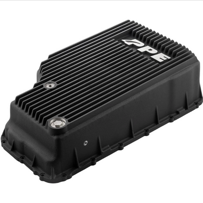 PPE Heavy-Duty Cast Aluminum 10R140 Deep Transmission Pan | 2020-2026 6.7L Powerstroke