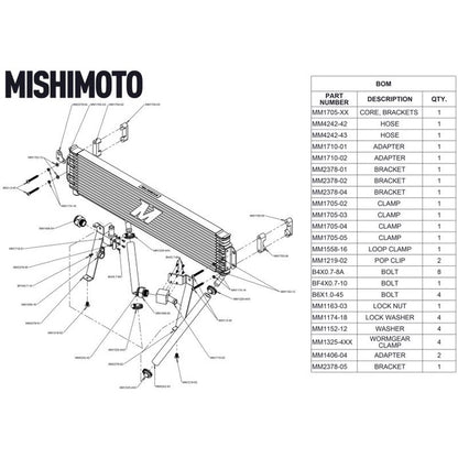 Mishimoto Transmission Cooler  MMTC-DMAX-17SL | 2017-2019 Duramax 6.6L L5P
