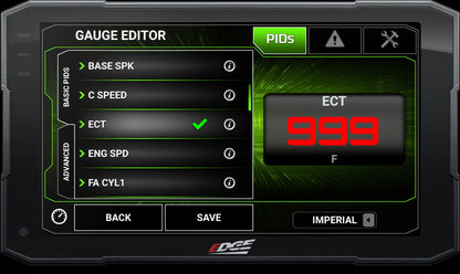 Edge Products Insight CTS4 Digital Gauge Monitor 84130-4 | Fits Most 1996+ OBDII Vehicles