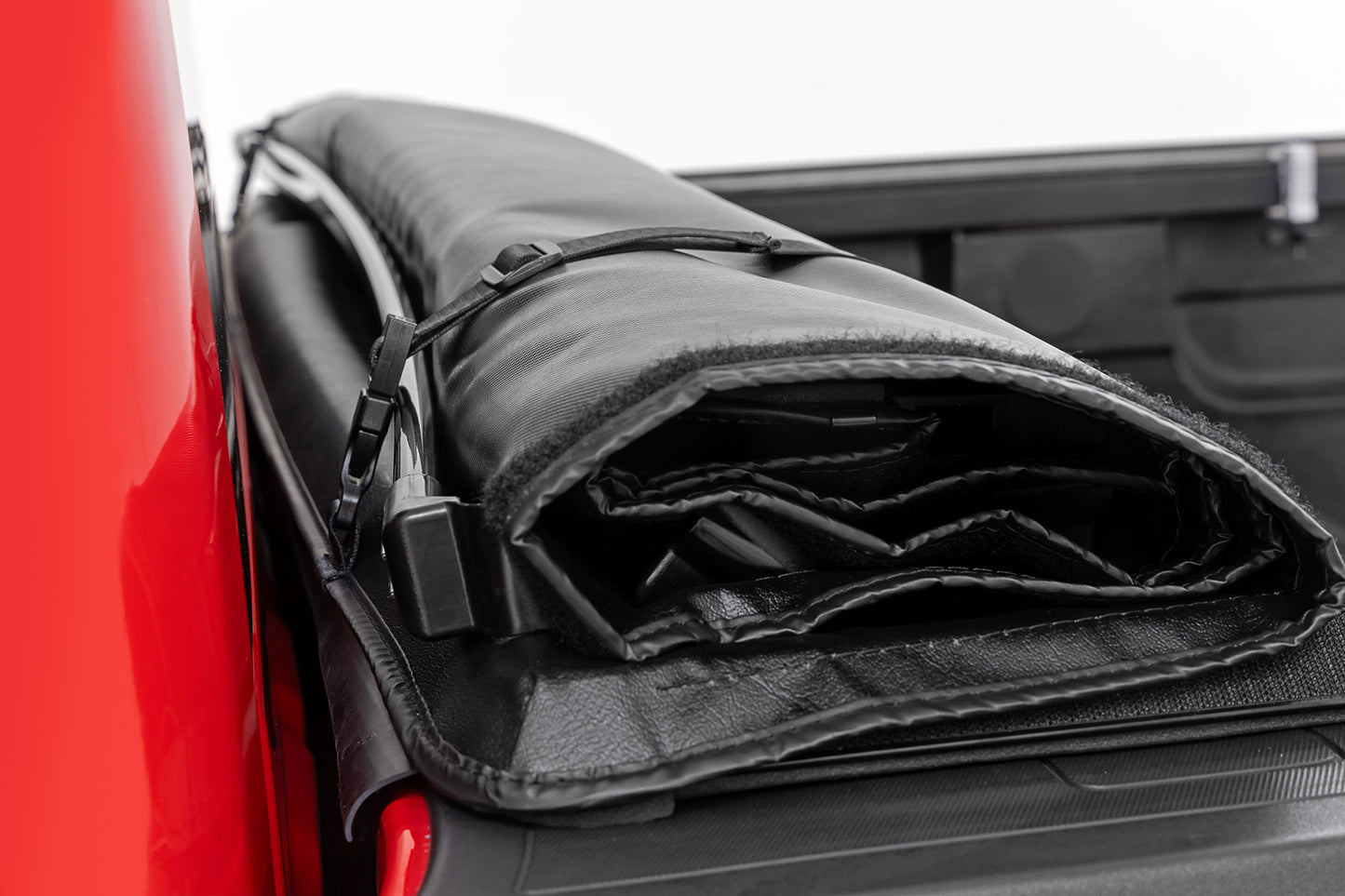 Rough Country Soft Roll Up Bed Cover 6'7" 42214650 | 2014-2019 6.6L Duramax & 1500 Models